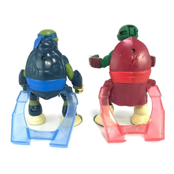 Teenage Mutant Ninja Turtles Flip-Up Leonardo & Raphael Viacom 2013 - Picture 3 of 4